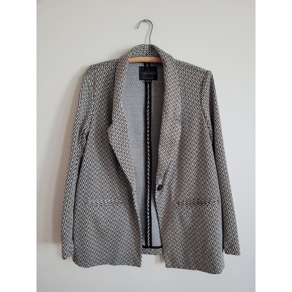 Sanctuary | City‎ one button blazer Size M Black & Beige